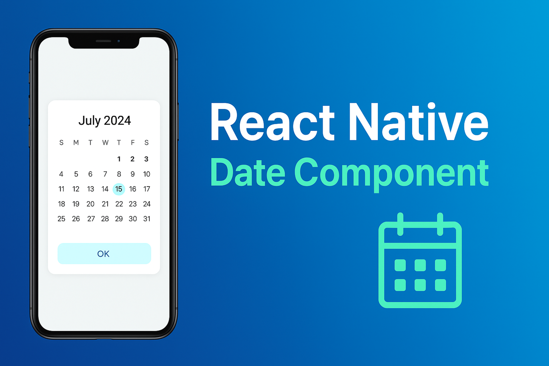 React Native de Tarih Componenti Kullanımı